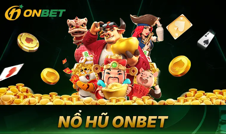 Sảnh nổ hũ OnBet thiết kế đồ họa đẹp, bắt mắt