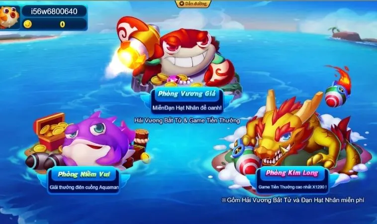 Các sảnh chơi Bắn Cá Đại Dương tại OnBet