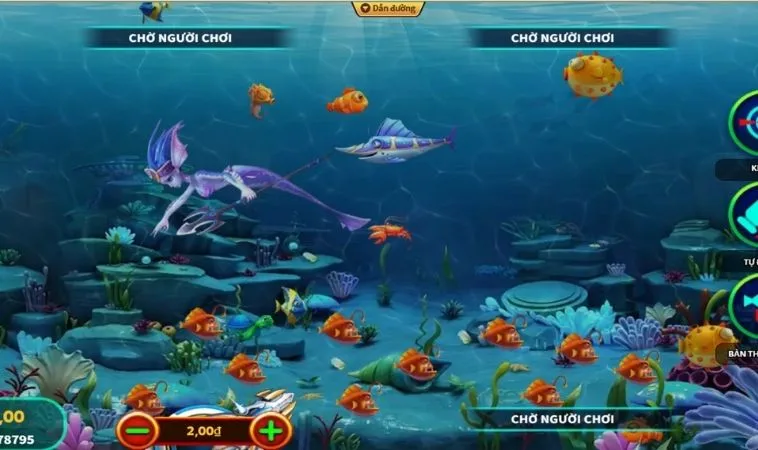 Các sinh vật trong game Bắn Cá Vua Hải Tặc Tại OnBet