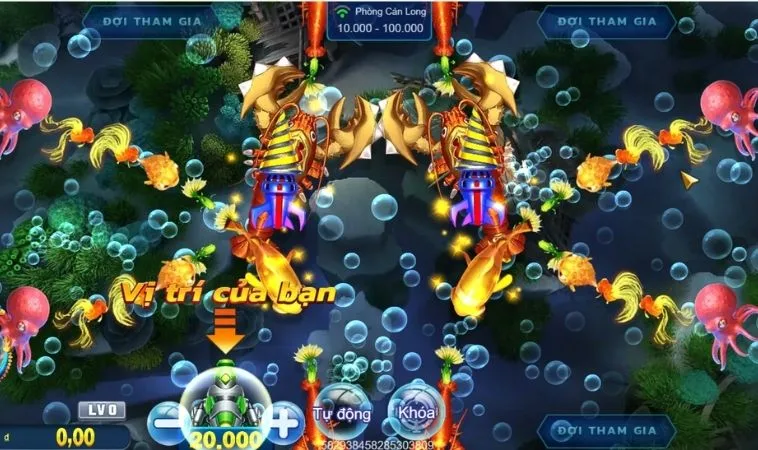 Giao diện chơi Bắn Cá Royal Fishing Tại OnBet