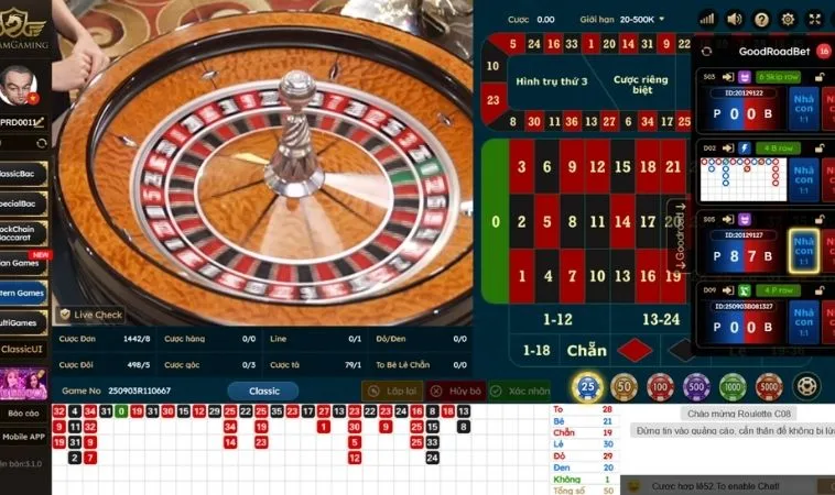 Các cửa cược trong Roulette Nhà Cái OnBet