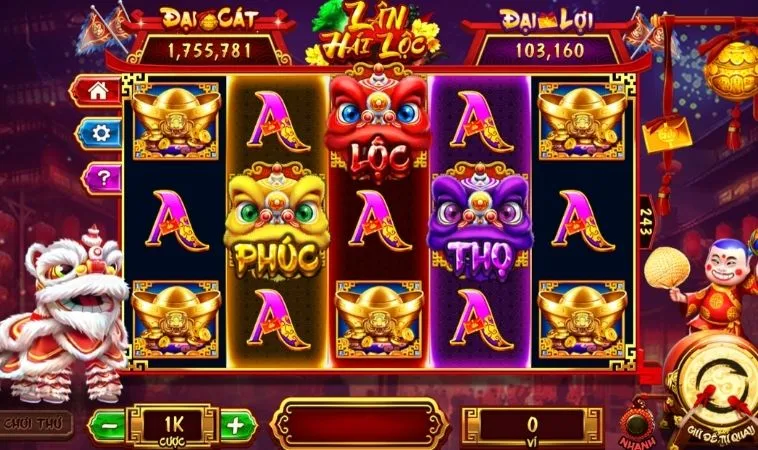 Các biểu tượng trong game Nổ Hũ Lân Hái Lộc Tại OnBet