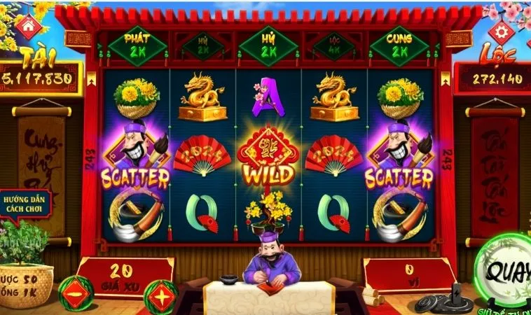 Các biểu tượng trong game Nổ Hũ Ông Đồ Tại OnBet