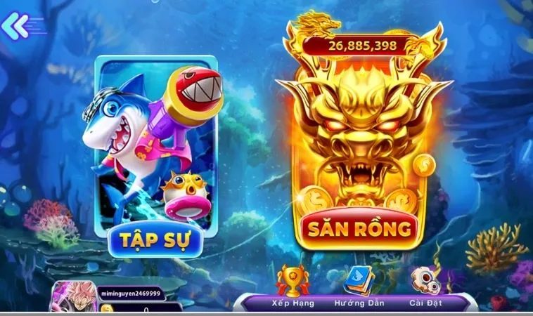 Các phòng chơi trong game Vua Bắn Cá Tại OnBet